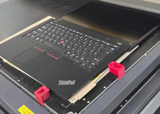 Backlit keyboard printing